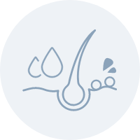 頭皮の水分･油分測定画面